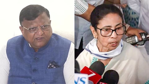 On TMC leaders Shashi Panja and Kunal Ghosh's dharna in front of strong room, State Chief Electoral Officer Manoj Kumar Agarwal