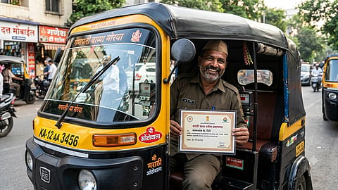 Action to be taken against auto-taxi drivers without a Marathi Language Certificate