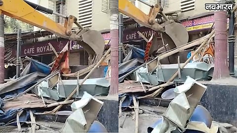 bhiwandi shawarma food poisoning shop demolished