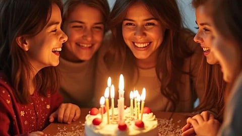 Birthday Cake Cutting Tradition