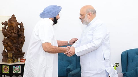 Captain meets Amit Shah amidst 'Ghar Wapsi' speculation—what was discussed? Political activity intensifies in Punjab ahead of elections.