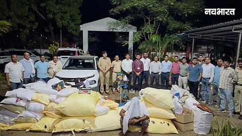 Chandrapur LCB and Sawali Police busted a fake scented tobacco manufacturing unit in Raiyatwari, seizing assets worth ₹11.31 lakh brought from Gadchiroli.