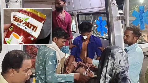 Father and two children suffer suspected poisoning after drinking tea in Damoh