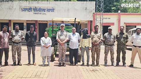 Ashti police seized 1,599 liters of illegal diesel and a tractor-trolley worth Rs 8 lakh in Gadchiroli. Case registered against one accused for fuel black marketing.