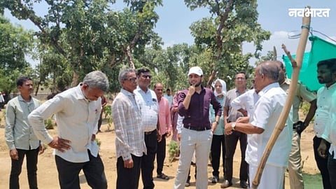Khodshivani GP ranked first in Sadak Arjuni tehsil under Samruddh Panchayatraj Abhiyan; an external team from Yavatmal inspected the village for district awards.