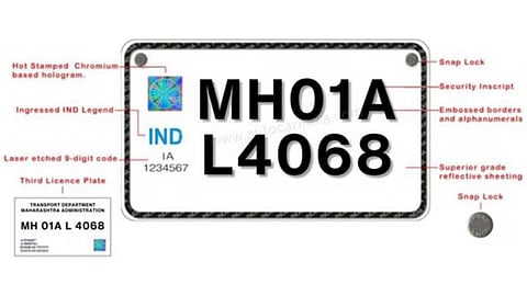 HSRP Number Plate Maharashtra