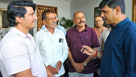 Mayor Pushyamitra Bhargava is making water conservation a mass movement, conducting door-to-door dialogues.