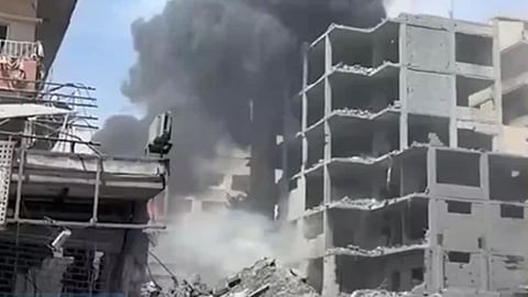 Israeli Airstrike in Lebanon: 13 Staff Members Injured in Bombing Near Hospital; Hezbollah Responds with Drone Attack