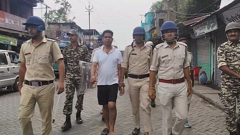 'Pushpa' won't bow down... but he will roam the streets in shorts; police deflate TMC leader's arrogance; video goes viral.