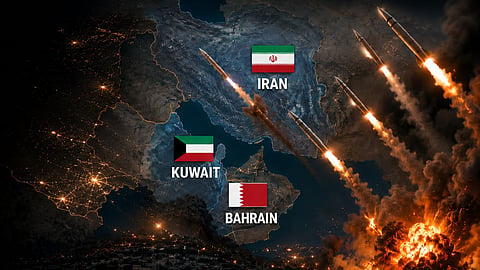 Iran fires missiles at Kuwait and Bahrain; Tehran retaliates following US strike—tensions of war escalate in the Gulf!