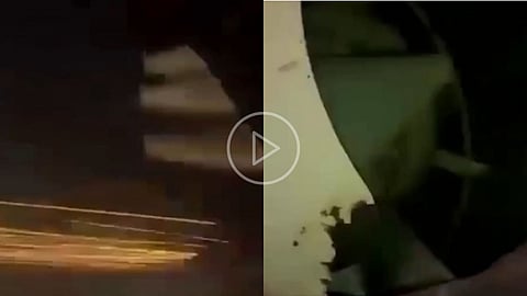 Lightning strikes plane flying from Colombo to Sydney; 233 passengers have a narrow escape; watch the terrifying video.