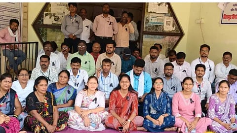 Nagar Parishad Employees Strike