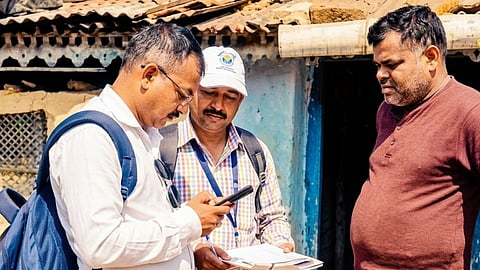 Teacher Sachin Mahale shared touching insights from the Surgana census, highlighting the contrast between large joint families and the loneliness of the elderly.