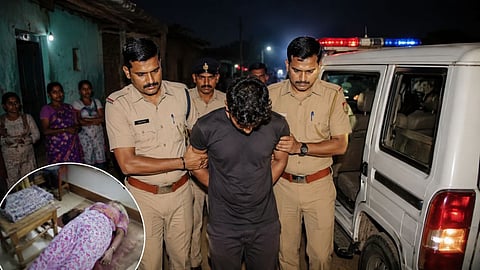 akola son killed mother arrested within three hours barshitakli vizhora
