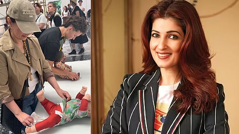 Twinkle Khanna Parenting Tips Viral Video Biennale Art Exhibition Celebrity Parenting