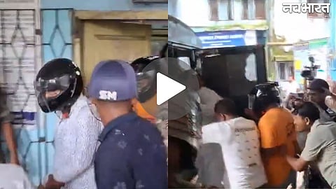 Abhishek, Kunal, and now Udayan Guha... the trend of targeting TMC leaders in Bengal with eggs continues; watch the video.