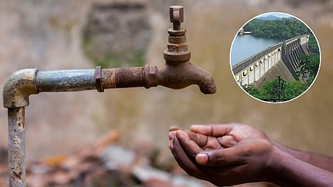 Upper Vaitarna Lake Dries Up