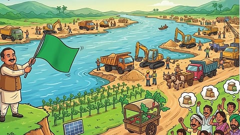 Path Cleared for Sand Mining in Bhandara: 99 Ghats Granted Environmental Clearance; Construction Activities Set to Receive a Boost