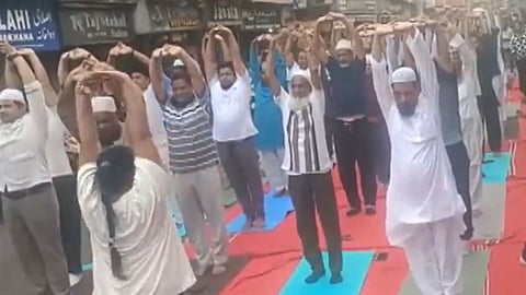 BJP Minority Morcha Yoga Event