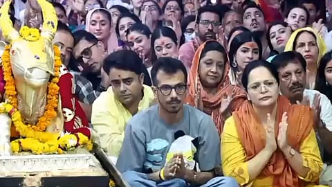 Yuzvendra Chahal Mahakaleshwar Darshan