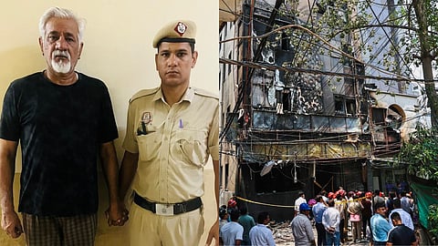 delhi malviya nagar hotel fire case lavkesh bajaj
