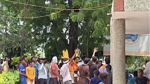 Kanpur: Outrage erupts over the failure to arrest the accused in the Golu murder case; Maharajpur police station besieged.
