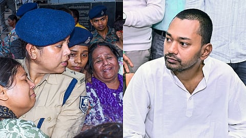 muzaffarpur hospital fire bihar health minister nishant kumar silence