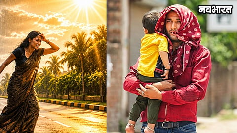 Sun's intense heat takes over in Nagpur as clouds clear: Mercury hits 42.4°C, nights turn warm; alert in place until June 23.