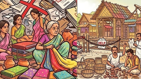 Artisans' hopes dashed: Nagpur misses out on its first handloom and handicraft market; project stalled in approval process.