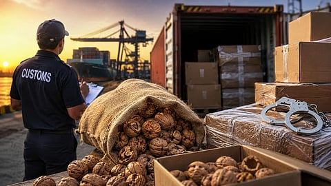Nhava Sheva Port Walnut Import Scam