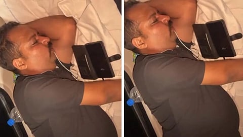 A train passenger's deep sleep left everyone stunned as repeated attempts to wake him failed, sparking hilarious reactions online.