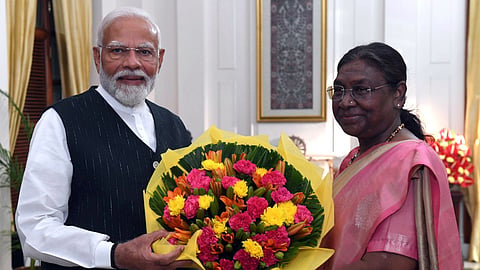 pm narendra modi wish president droupadi murmu birthday