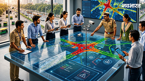 Pune police unveiled a 3-way plan to tackle traffic jams, including 500 AI cameras for automatic fines and recommending a 'Public Transport Day' for corporate firms.