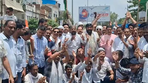 Sagar Congress Protest