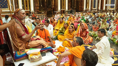 Drink indigenous cow's milk for 40 days and your intellect will sharpen this is how the Shankaracharya lashed out at the smartphone generation in Noida.