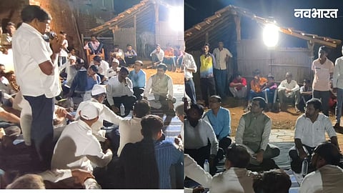 Thane Collector Dr. Shrikrishna Panchal wins hearts with 'Gudri Baithak'. Sits on floor with tribals in Shahapur village at night to resolve their issues on the spot.