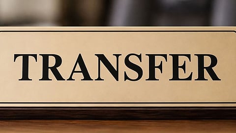 PWD Chief Engineer Transfer