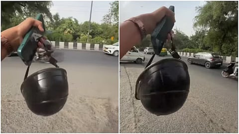 A Delhi woman’s Uber Moto ride went viral after the driver handed her a helmet and rode away without her.