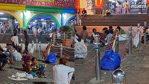 Mira Road Shaheed Smarak Homeless Encroachment In Thane Station Disorder