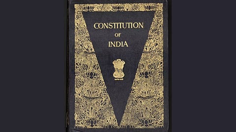 indian constitution gift at wedding dattarao kadam mahagaon