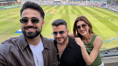 Kriti Sanon And Kabir Bahia Spotted india vs england match Video
