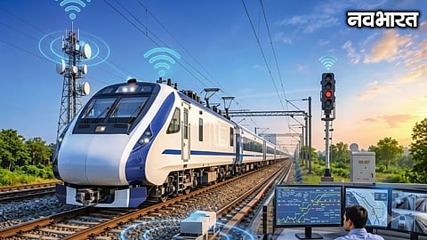 Indigenous Automatic Train Protection System Kavach 4.0 active on Delhi-Mumbai route; Railway Minister Ashwini Vaishnaw presents progress report.
