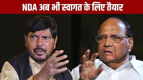 Ramdas Athawale And Sharad Pawar