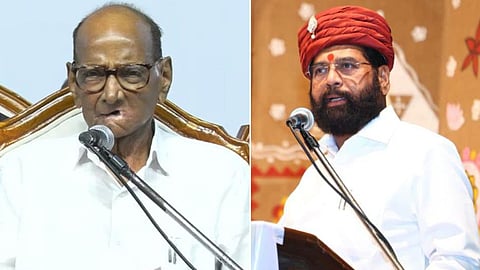 Sharad Pawar Eknath Shinde Alliance