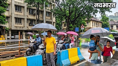 IMD issues an orange alert for Thane with heavy rain and strong winds forecasted for 48 hours; tree collapse and pothole-ridden roads trigger severe traffic jams.