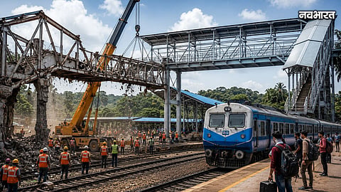Konkan Railway Madgaon Station 5 Hours Traffic Power Block On July 24 FOB Demolition