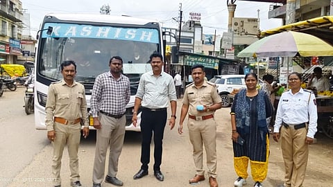 bhandara illegal passenger transport action 110 vehicles fine