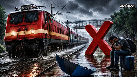 Western Railway Train Cancelled And Rescheduled Due To Heavy Rain Mumbai