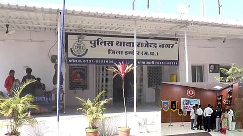 Police officials investigate an alleged network marketing office in Indore's Rajendra Nagar area after young women accused the firm of luring them with job offers, collecting money, and illegally confining them in a hostel.