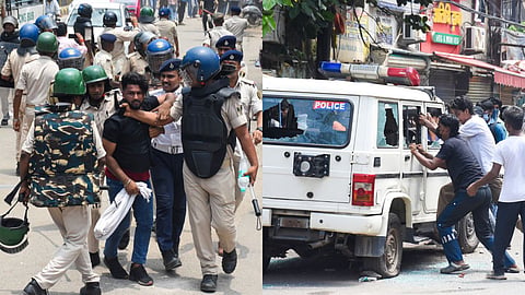 bihar bandh patna police action